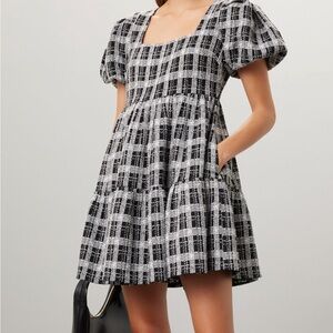 English Factory Tweed Mini Dress